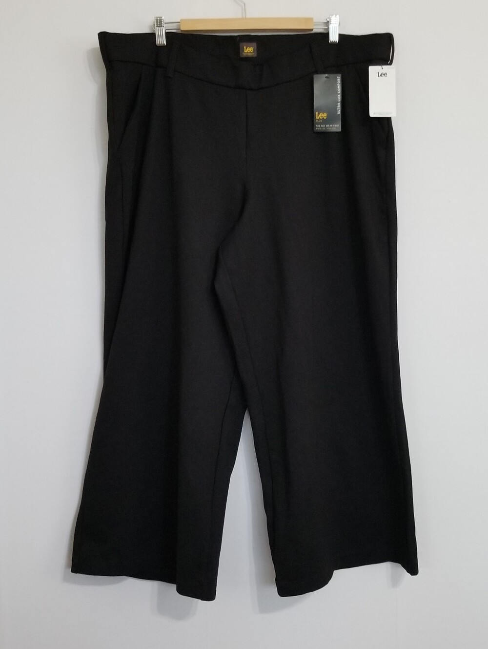 NWT LEE Mid Rise Wide Leg Ultra Lux Comfort Pants Size 22W Petite